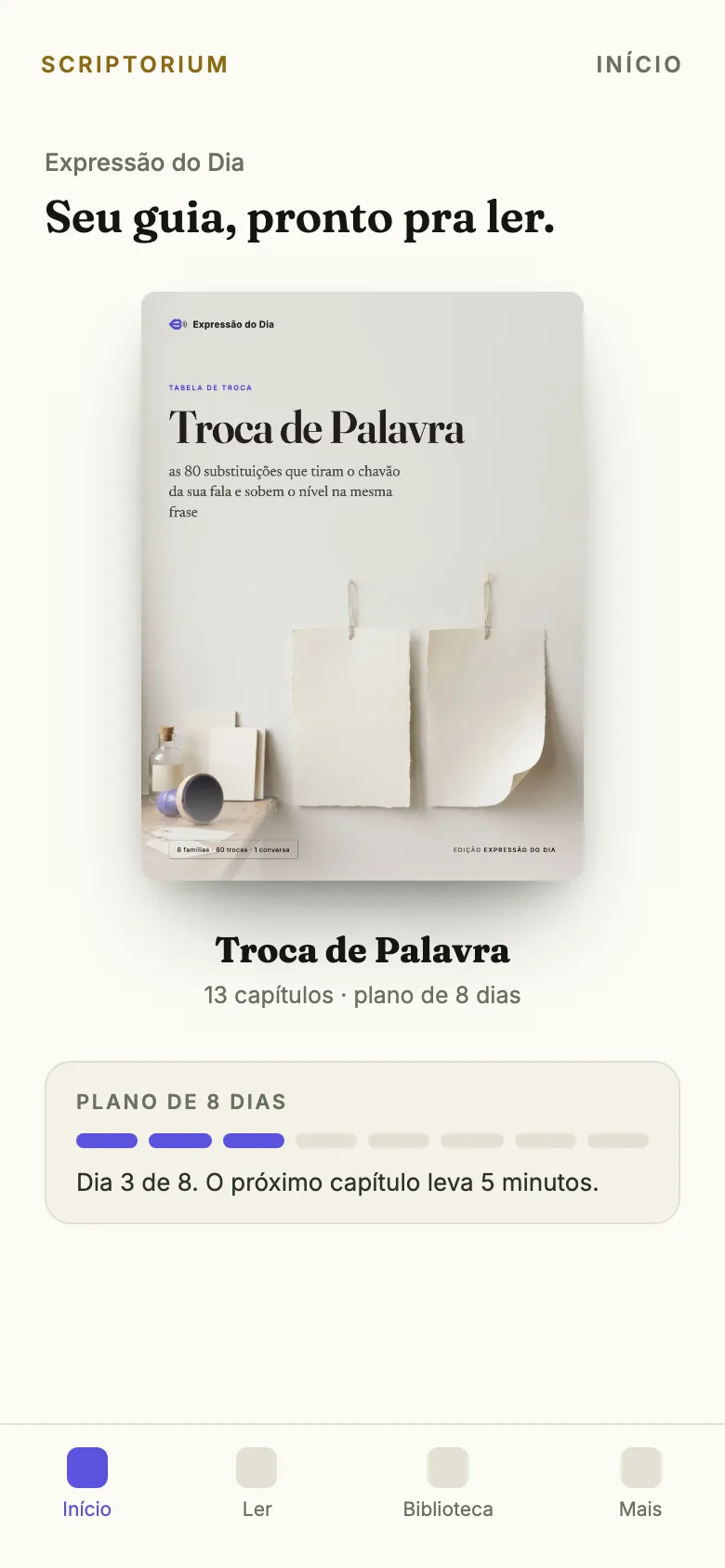 Capa do ebook Troca de Palavra
